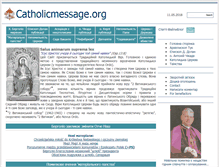 Tablet Screenshot of catholicmessage.org